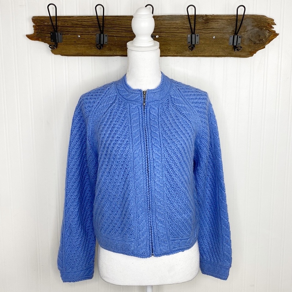 Cardigan Sweater Icelandic Designs Silk Angora